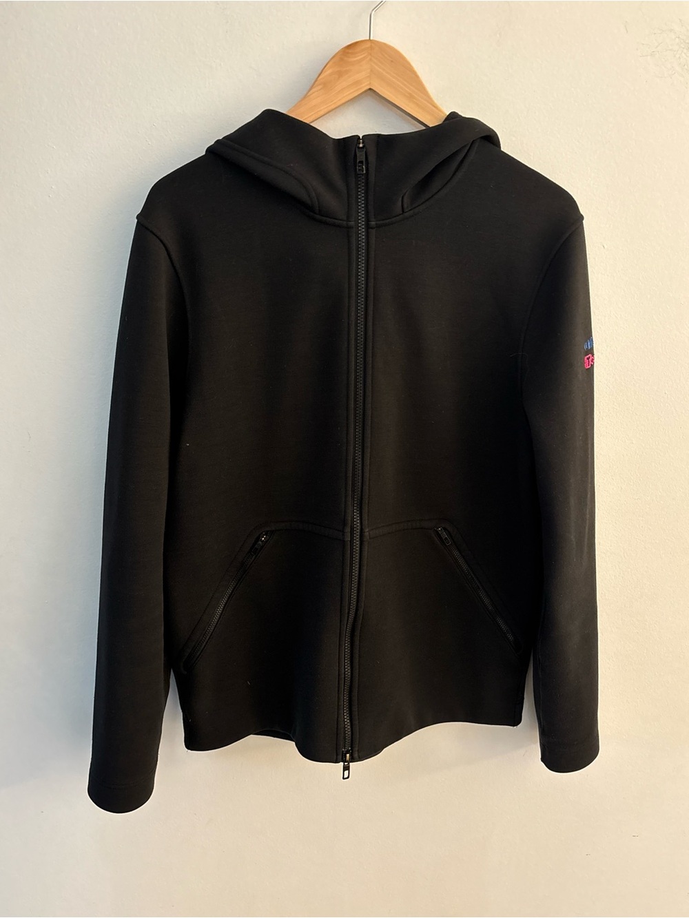 Lululemon - Men’s Black Full-Zip Hooded Sweatshirt Jacket, Branded, Sz. Medium